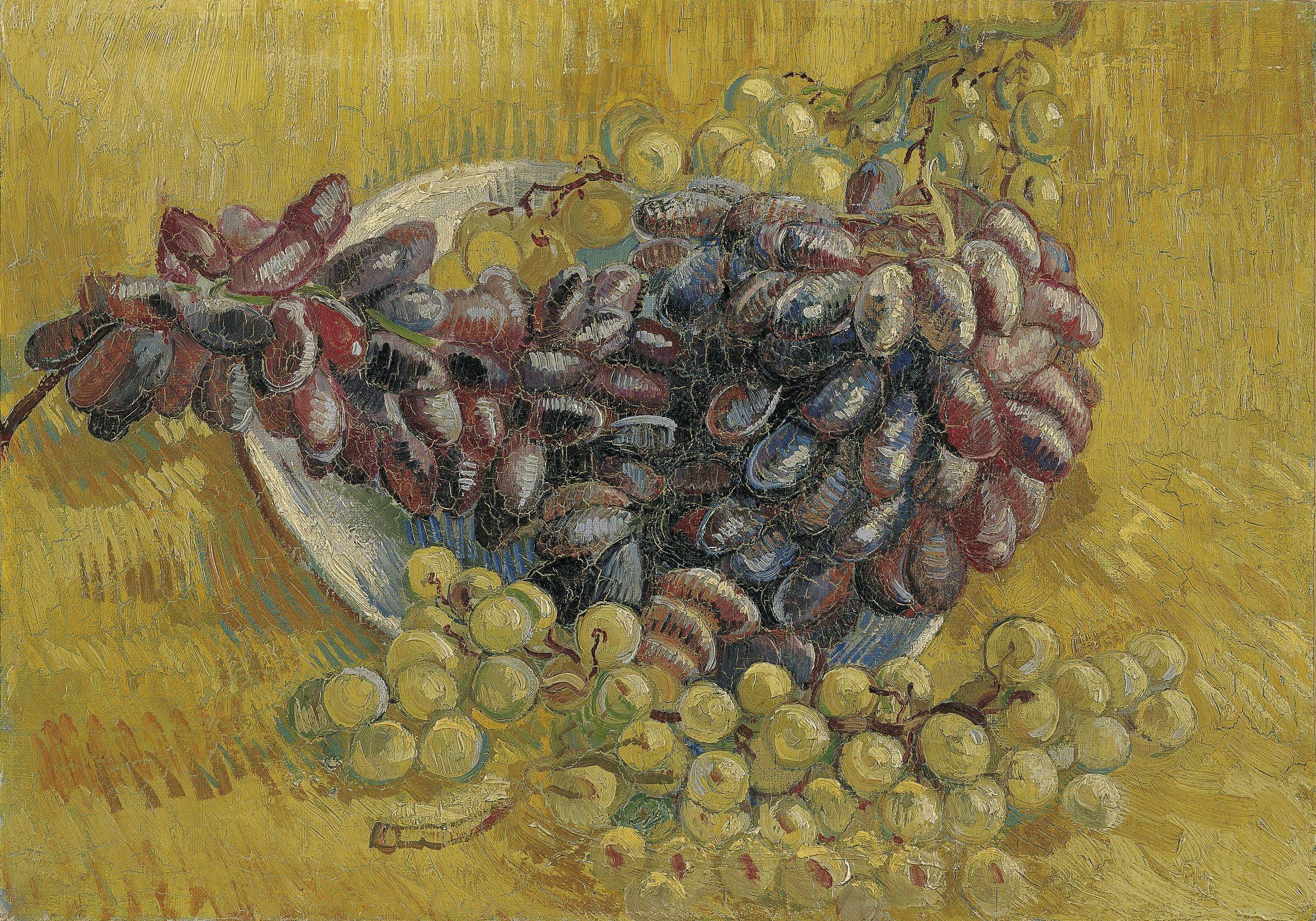 Картина Ван Гога Натюрморт с виноградом 1887 